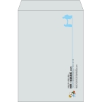 【既製品】角2(240x332mm)（〒枠なし）