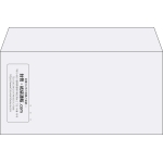 【既製品】洋長3(235x120mm)（〒枠なし）