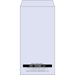 【既製品】長3(120x235mm)（〒枠なし）