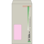 【既製品】長3窓付き(120x235mm)（〒枠あり）