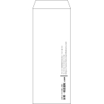 【オリジナル封筒】長40窓付き(90x225mm)（〒枠なし）