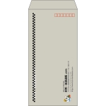 【既製品】長3(120x235mm)（〒枠あり）