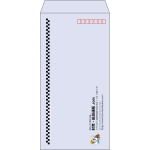 【既製品】長3(120x235mm)（〒枠あり）