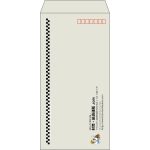 【既製品】長3(120x235mm)（〒枠あり）