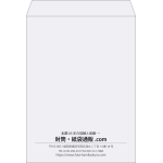 【既製品】角0(287x382mm)（〒枠なし）