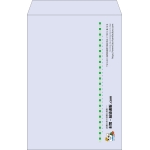 【既製品】角1(270x382mm)（〒枠なし）