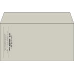 【既製品】洋長3(235x120mm)（〒枠なし）