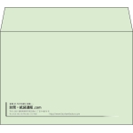 【既製品】洋2(162x114mm)（〒枠なし）