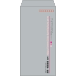 【既製品】長3(120x235mm)（〒枠あり）