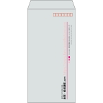 【既製品】長3(120x235mm)（〒枠あり）
