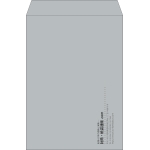 【既製品】角2(240x332mm)（〒枠なし）