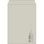 【既製品】角2(240x332mm)（〒枠なし）