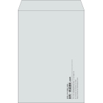 【既製品】角2(240x332mm)（〒枠なし）