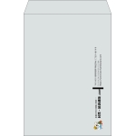 【既製品】角2(240x332mm)（〒枠なし）