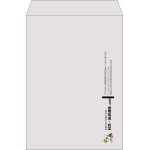 【既製品】角2(240x332mm)（〒枠なし）