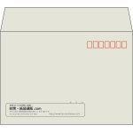 【既製品】洋2(162x114mm)（〒枠あり）