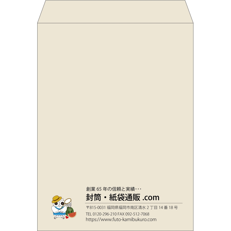【既製品】角0(287x382mm)（〒枠なし）