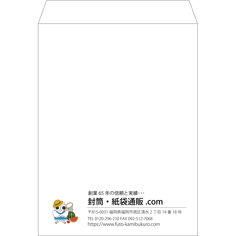 【既製品】角0(287x382mm)（〒枠なし）