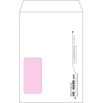 【オリジナル封筒】角6窓付き(162x229mm)（〒枠なし）