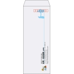 【既製品】長40(90x225mm)（〒枠あり）