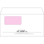 【既製品】洋長3窓付き(235x120mm)（〒枠なし）