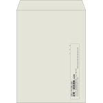 【既製品】角0(287x382mm)（〒枠なし）