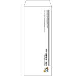 【オリジナル封筒】長40窓付き(90x225mm)(〒枠なし)