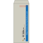 【既製品】長40(90x225mm)（〒枠あり）