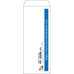 【オリジナル封筒】長40窓付き(90x225mm)(〒枠なし)