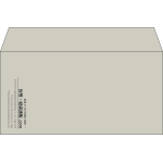 【既製品】洋長3(235x120mm)（〒枠なし）