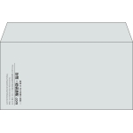 【既製品】洋長3(235x120mm)（〒枠なし）