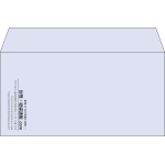 【既製品】洋長3(235x120mm)（〒枠なし）