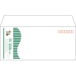 【既製品】洋4(235x105mm)（〒枠あり）