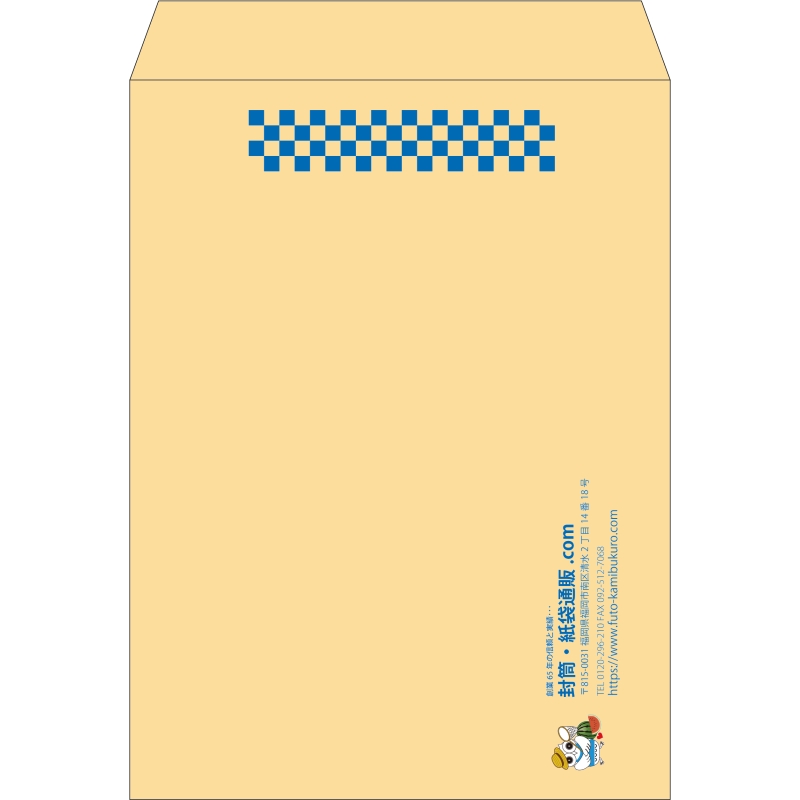 【既製品】角0(287x382mm)（〒枠なし）