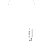 【既製品】角6(162x229mm)（〒枠なし）