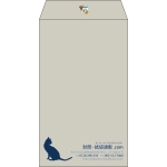 【既製品】角8(119x197mm)（〒枠なし）