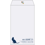 【既製品】角8(119x197mm)（〒枠なし）