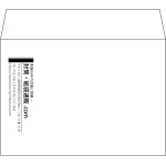 【既製品】洋2(162x114mm)（〒枠なし）