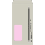【既製品】長3窓付き(120x235mm)（〒枠なし）