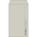 【既製品】角8(119x197mm)（〒枠なし）