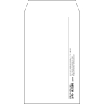 【既製品】角8(119x197mm)（〒枠なし）