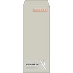 【既製品】長40(90x225mm)（〒枠あり）