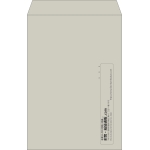 【既製品】角1(270x382mm)（〒枠なし）