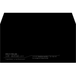 【既製品】洋長3(235x120mm)（〒枠なし）