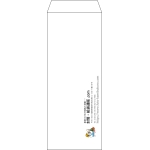 【オリジナル封筒】長40窓付き(90x225mm)(〒枠なし)