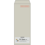 【既製品】長40(90x225mm)（〒枠あり）