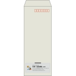 【既製品】長40(90x225mm)（〒枠あり）