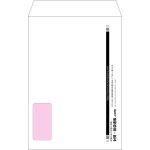 【オリジナル封筒】角20窓付き(229x324mm)（〒枠なし）