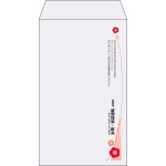【既製品】角8(119x197mm)（〒枠なし）