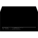【既製品】洋長3(235x120mm)（〒枠なし）